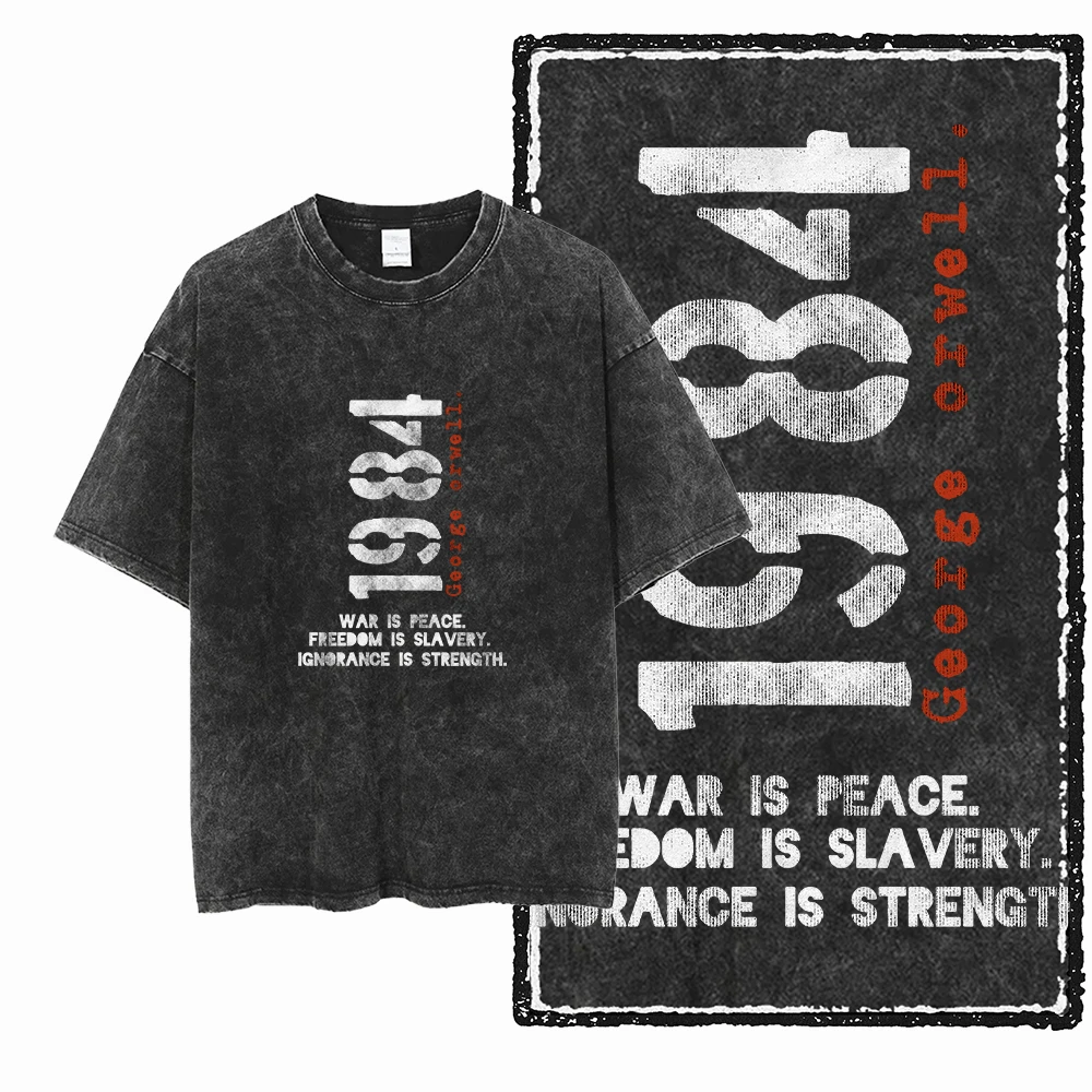 x1-x25 STREE THEME Exklusive Grafik Unisex Baumwolle Acid Washed T-Shirt Coole Vintage Streetwear Herren T-Shirts Big Size T-Shirt für Männer
