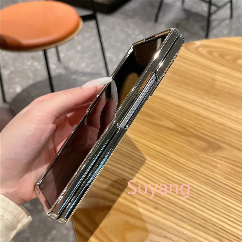 Magnetic Phone Case For Samsung Galaxy Z Fold With Ring Kickstand_voghion.com