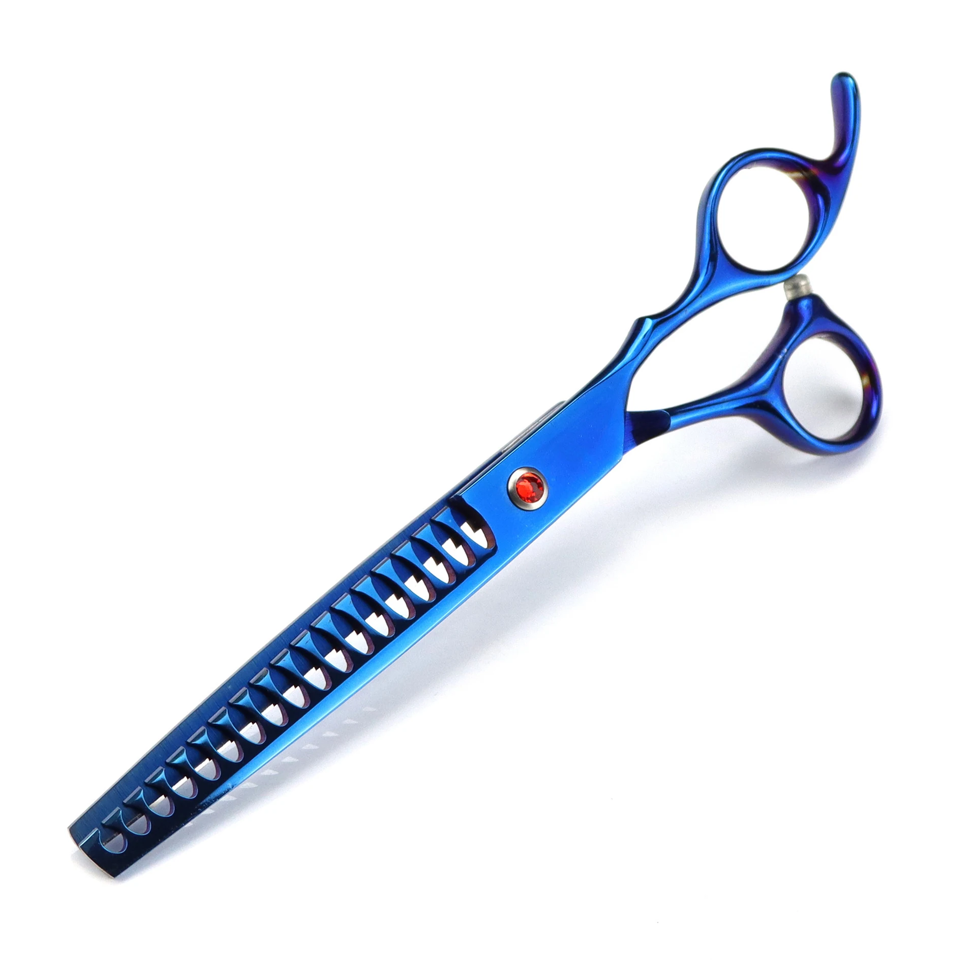 Dog Grooming Scissors Professional 7" Japan 440C Thinning Shears Dog Chunker Scissors Fishbone Teeth Puppy Shears