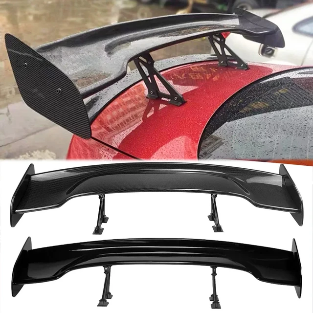 Automotive Spoiler Wing Mini Spoiler For Cars Universal Rear Spoiler Wing  GT Style ABS Auto Car Trunk Spoiler Bracket Carbon - AliExpress