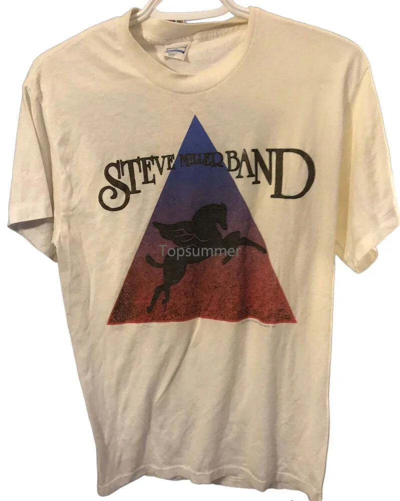 

Vintage Steve Miller Band T-Shirt 1988 Tour Single Stitch Sleeve Double Sided