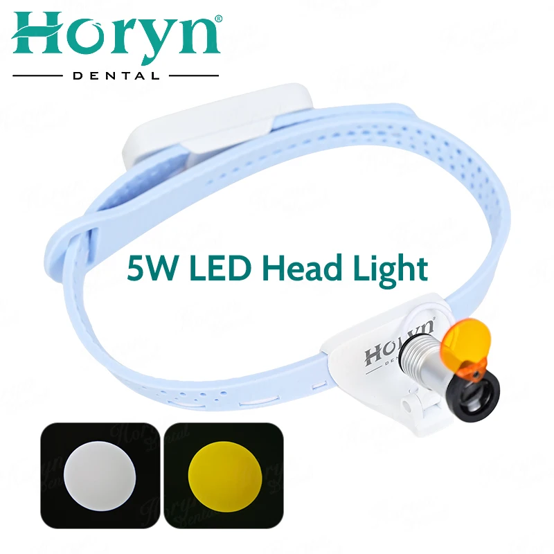 5W Wireless Ultra-light LED High-brightness Dental implant ENT Surgical Plastic Otolaryngology Headband Medical Headlight
