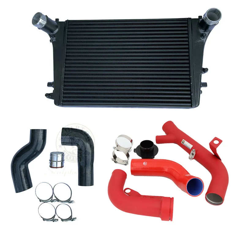 Kit Intercooler Tubo Scarico Turbo Per Tts R20/Golf 5 6 Golf R/ Ed30 Mk5/ Ed35 Mk6/Scirocco R Mk3/ A3 S3 2.0 Tfsi K04 Ea113