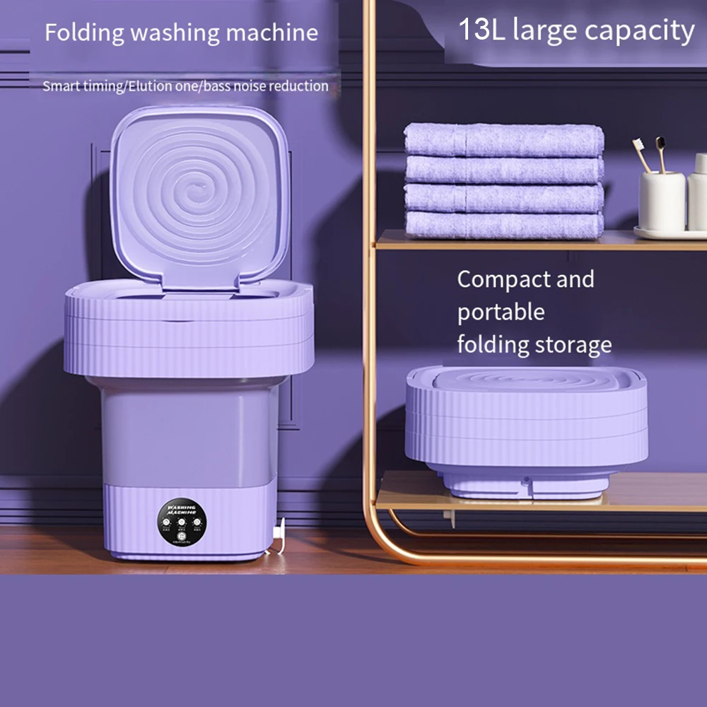 13L Large Capacity Portable Folding Washing Machines For Clothes
