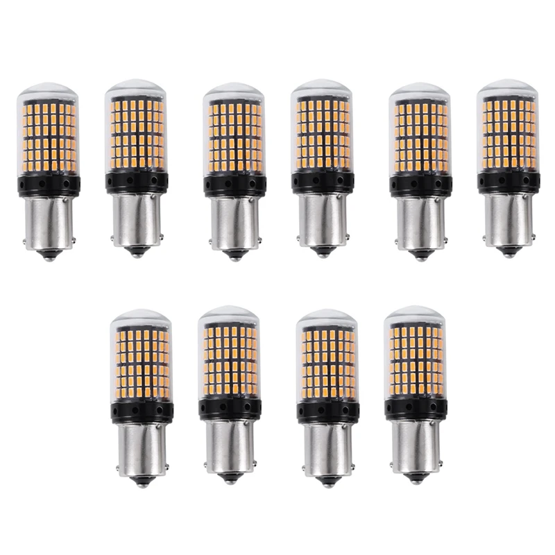 

10X 1156 BAU15S светодиодный 3014 144 SMD 7506 1003 Canbus супер яркий автомобильный тормоз задний хвост лампа высокой мощности
