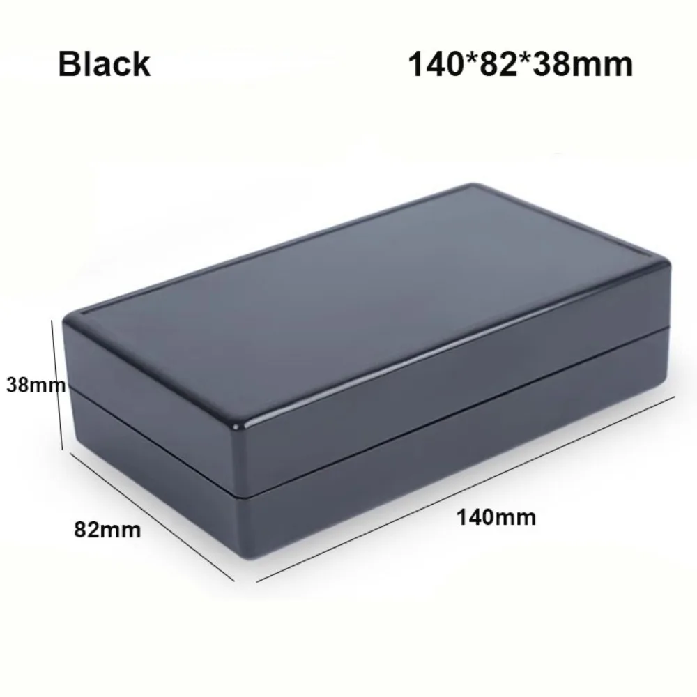 Durable Waterproof ABS Plastic Enclosure Box - Multi-Style Electronic Storage Case in White & Black