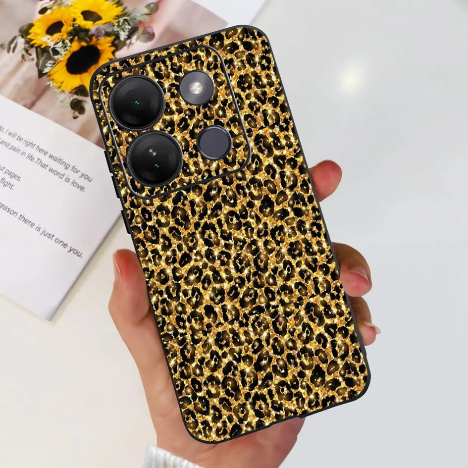 Stylish Patterned Soft Silicone Phone Back Cover