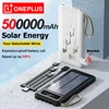 OnePlus Solar Power Bank 50000mAh Large Capacity Mobile Power Fast Charging Battery Dual USB 4 Cables For iPhone Samsung Huawei OnePlus Solar Power Bank 50000mAh Large Capacity Mobile Power Fast Charging Battery Dual USB 4 Cables For iPhone Samsung Huawei