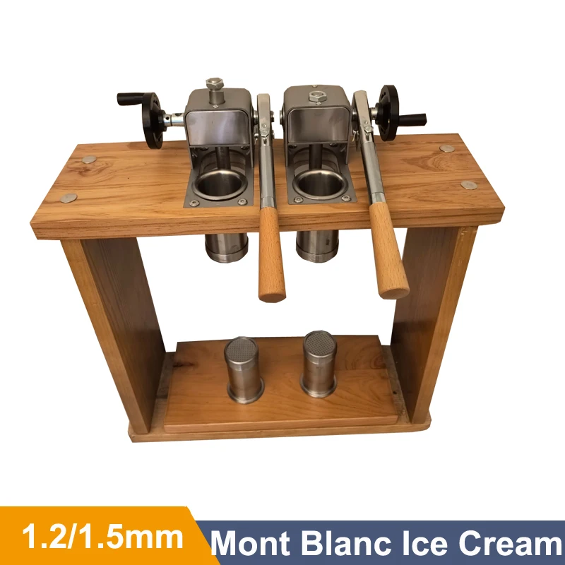 Popular Hand Crack Japan Mont blanc Ice Cream Maker Matha Gelato Noodle Maker Machine Matcha Mont Ice Cream Tool ice cream maker