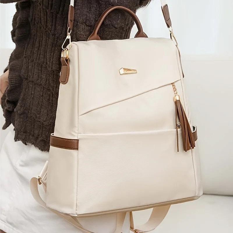 Luxury Women's Backpacks Waterproof Nylon Shoulder Bags Large Capacity Zipper Travel Backpack Commuting