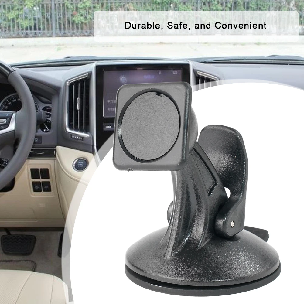 Durable Car Bracket Mount, 360° Swivel, Black Plastic, Brand New, High Quality, GPS Holder, Non-OEM, Original Fit