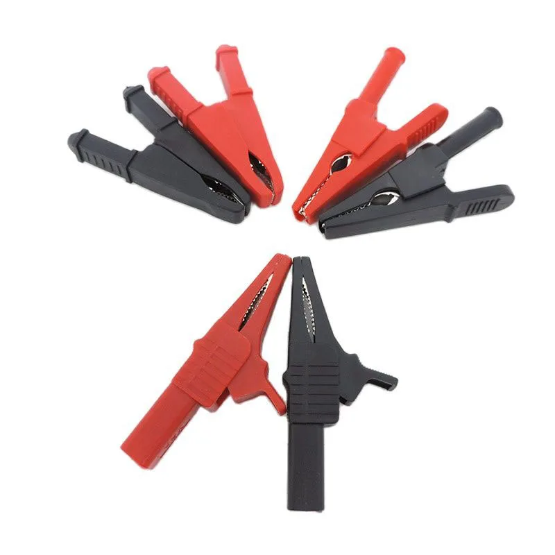 4types 20A 30A 50A Alligator Clip Crocodile Adapter Plug Insulated Probe Clip Test lead for Car Caravan Van Battery