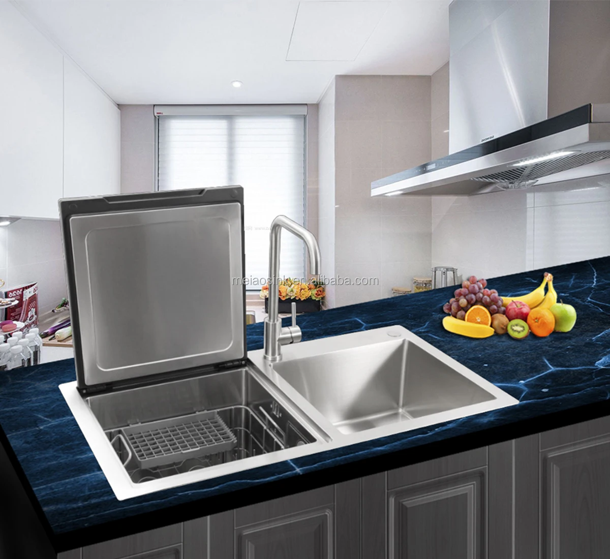Meiao Automatic Stainless Steel Dishwasher High Performance Household Automatic Dishwasher 5
