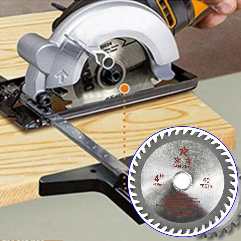 

40 Teeth Saw Blade, 115mm Alloy Circular Blade for Wood and Plastic Cutting, Smooth and Accurate Cuts, Fits 4 5 Angle Grinders