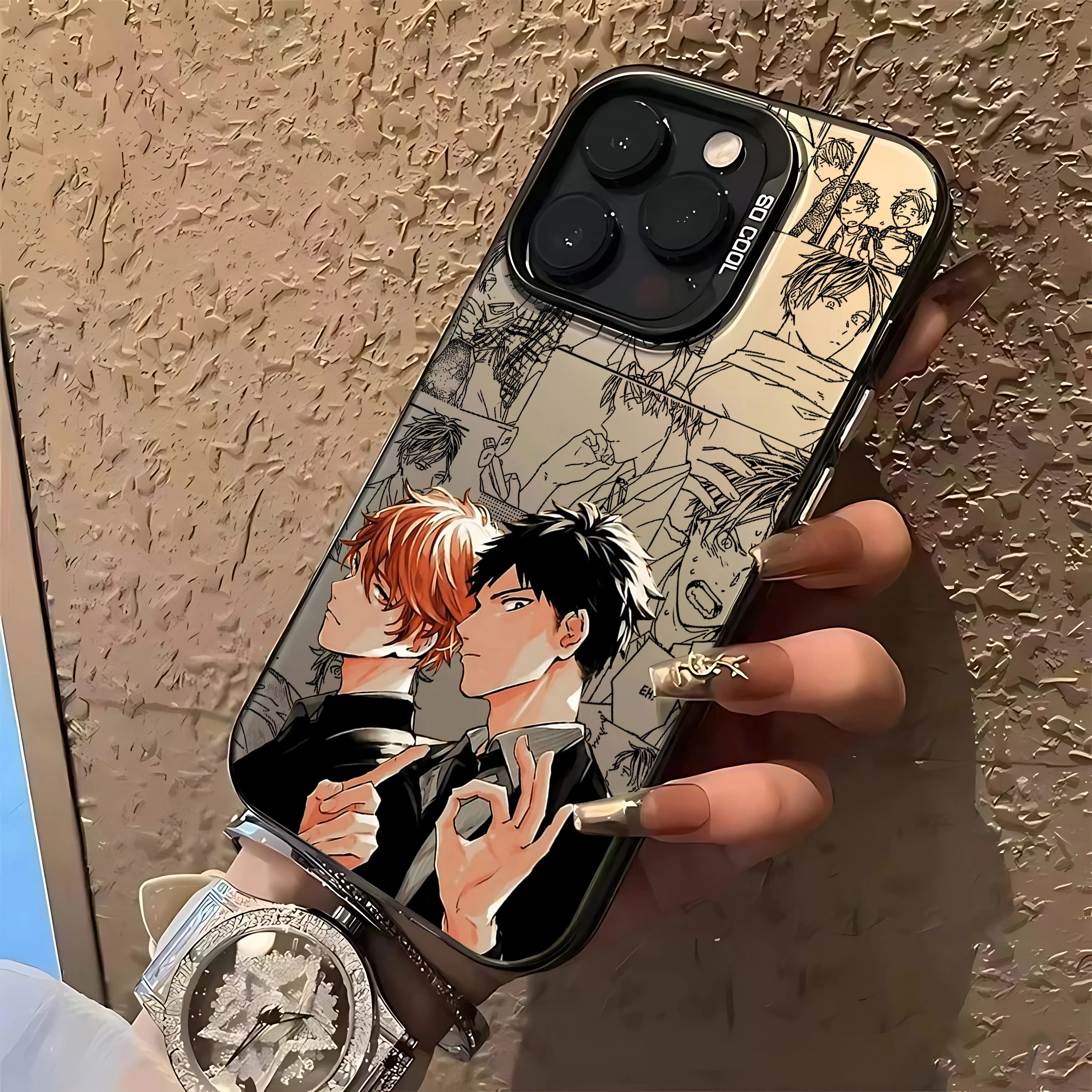 Anime Given Anti-Fall Matte Back Cover Phone Case