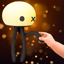 

Night Light for Kids Cute Jellyfish for Baby GirlSilicone LED Nursery Lamp Toddler Nightlight for USB Rechargea ble Tap Control