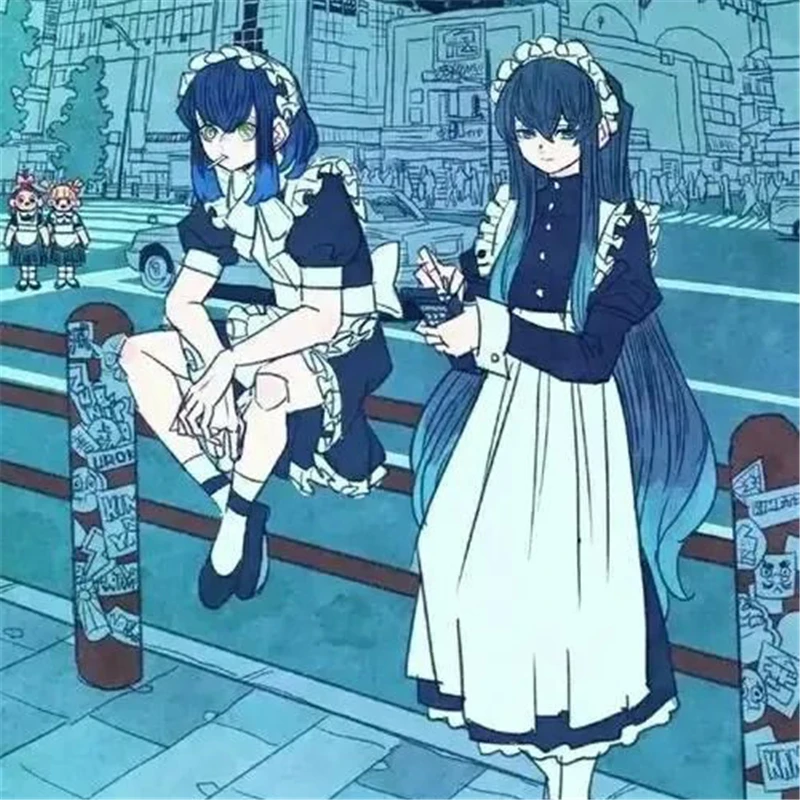 Maid Outfit Unisex Cosplay Kostüm Lolita Kleid Jujutsu Kaisen 21 Maid Outfit Unisex Cosplay Kostüm Lolita Kleid Jujutsu Kaisen 10