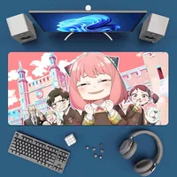 bilibili SPY x FAMILY 2 Anime Anya Mousepad Office Large Mouse Mat Keyboard Mats Rubber PC Computer Game Big Anti-slip Mice Mat 1