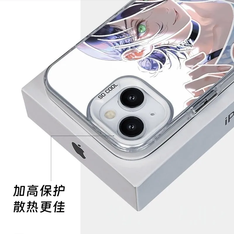 Anime-Inspired Anti-Fall Phone Case with Sexy Sister Design