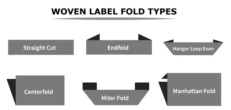 Custom Garment Woven Label Private Logo/Brand Name Neck Labels Main Label with High Grade Garment Accessories