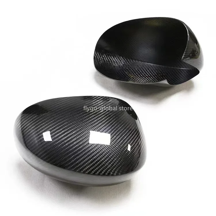 Fit for Dodge Challenger Carbon Fiber Paste Rear View Mirror Shell Rear View Mirror Cover Car Accessories The Black