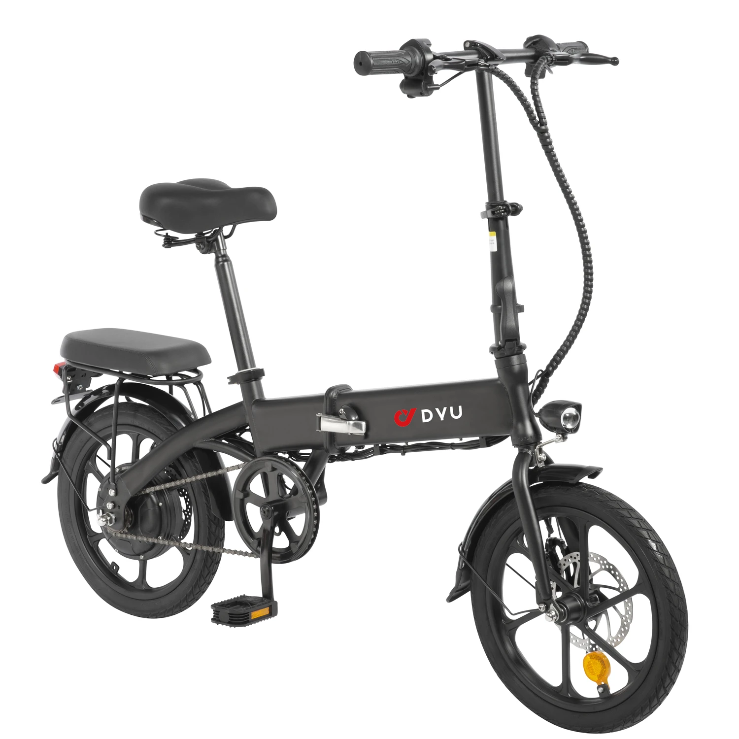 Dyu A1F 36V 250W 7.5Ah Mid Drive Motor Adulto Mini Bici Elettrica Biciclette 16 Pollici City Ebike