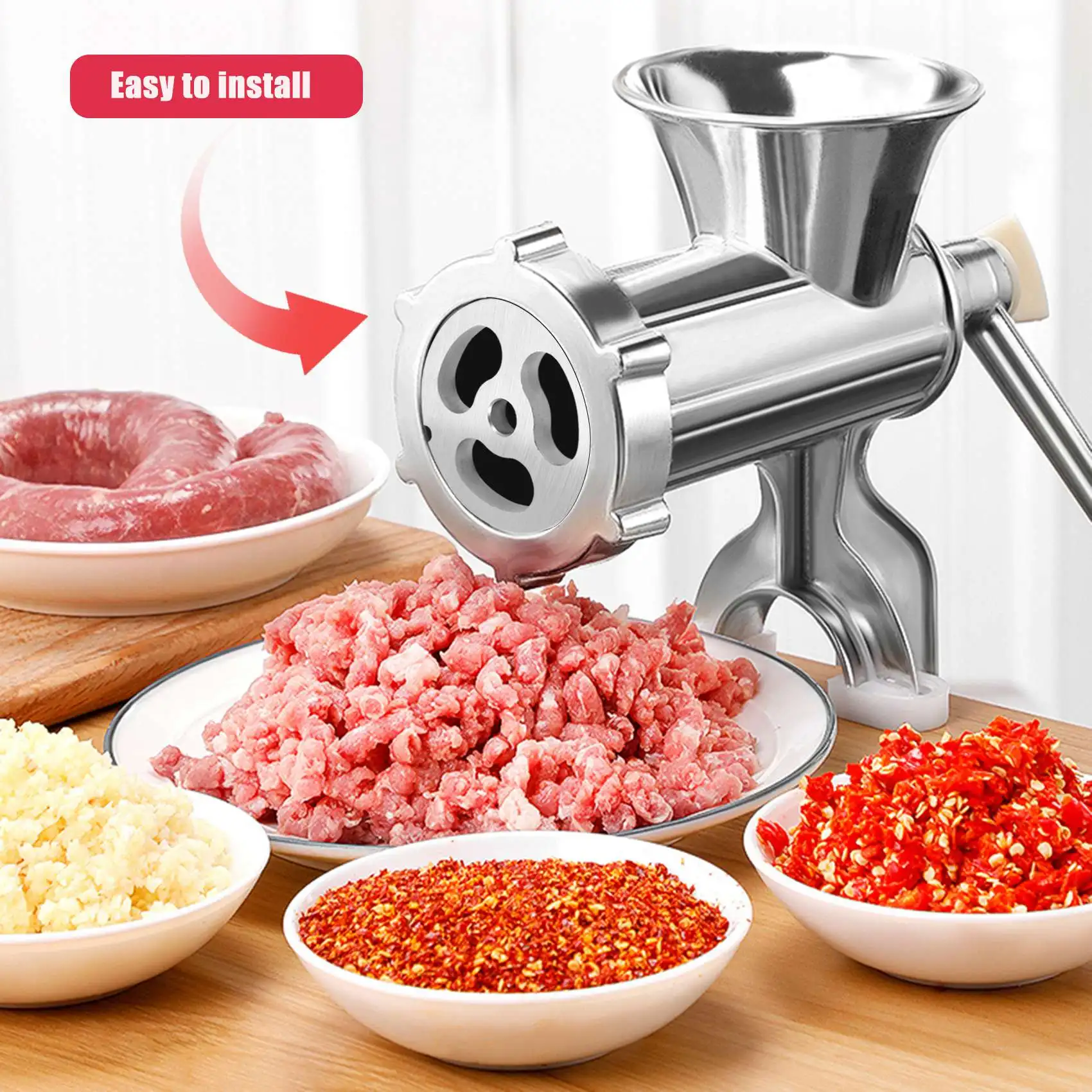 Stainless Steel Meat Grinder Plate Discs Blades Type 12 For Kitchenaid Mixer FGA Food Chopper Meat Grinders F