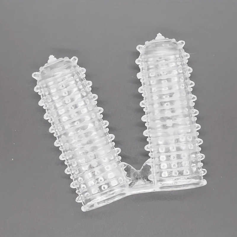 Double finger durable and comfortable anti slip latex finger protection cover no battery required for household use adult size