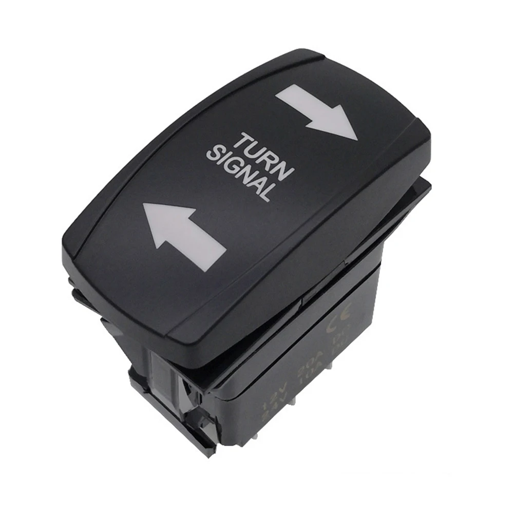 

Part Switch Rocker Switch Pickup Practical Tractor Turn Signal Vehicle 7Pin ABS Accessories Black For RV Off-Road
