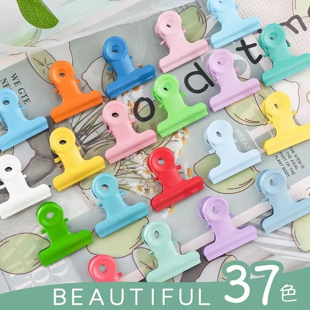 Kit De Oro Rosa, Juego De Clips Para Carpetas, Clips De Papel, Chinchetas, Total 171 Piezas Oso De Fresa Electronica