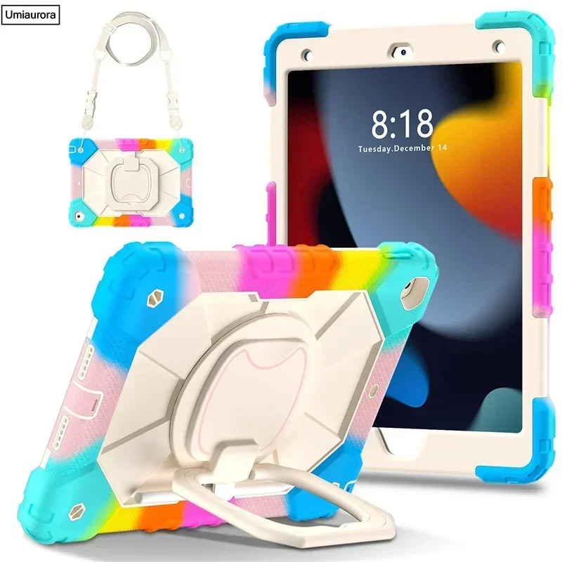 Ultimate Rugged Tablet Armor Case with Rotating Handle and Stand