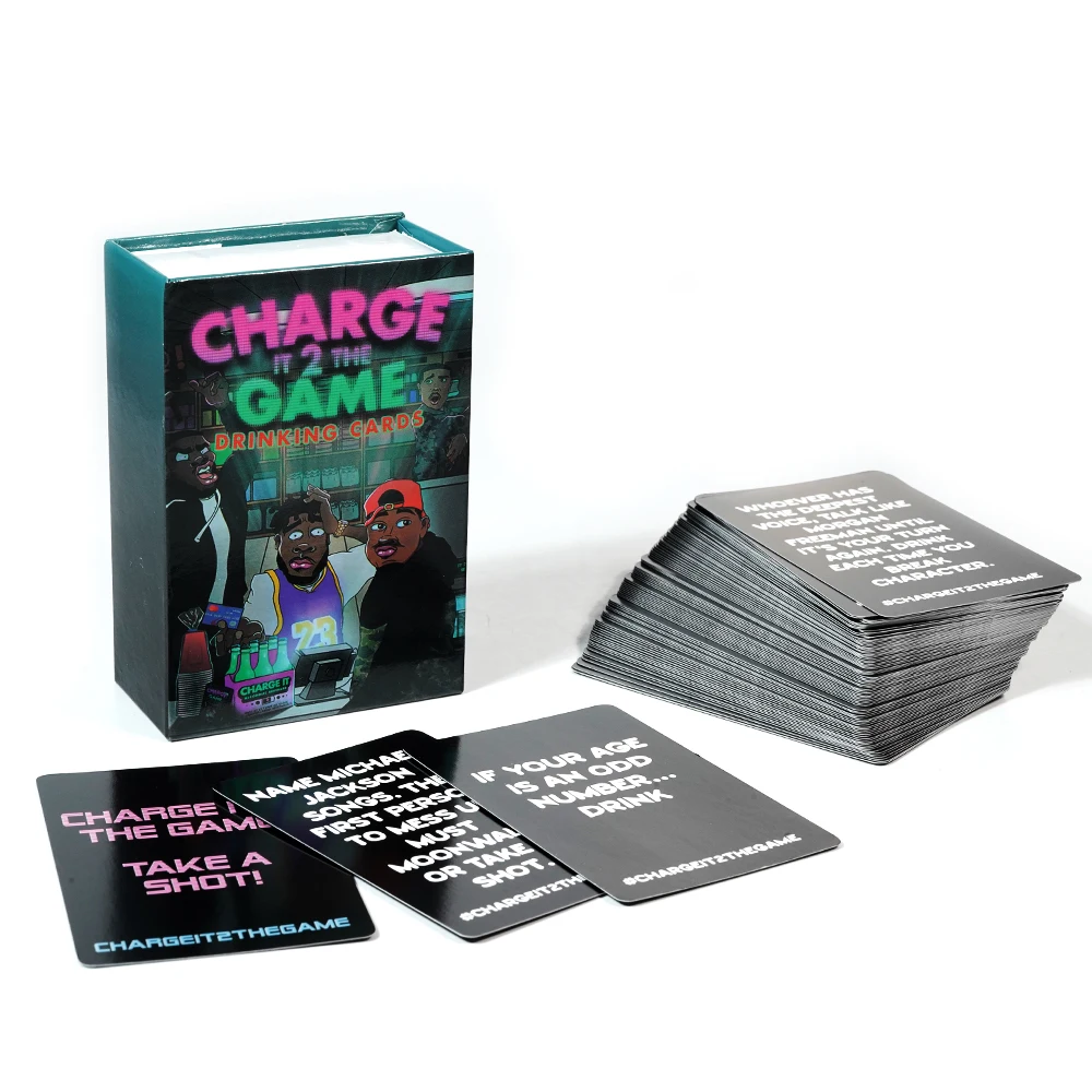 Charge It 2 The Game Drinking Cards First Edition Drinking Card Game Fun Games Nights Party Games Vacation 5
