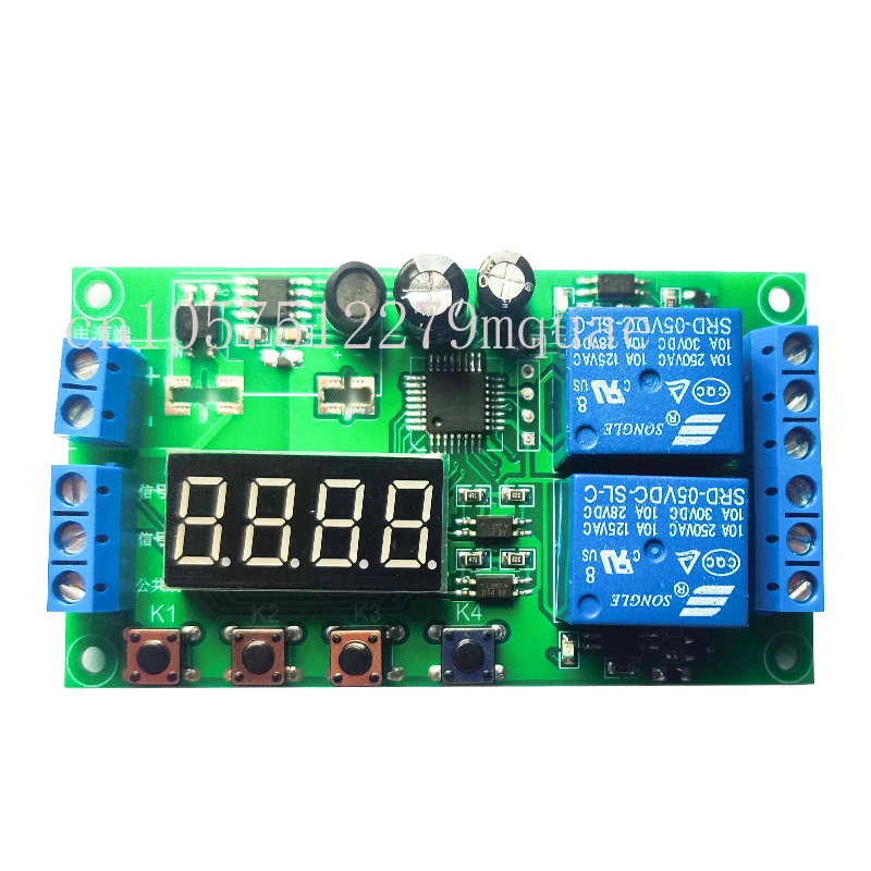 

Two-Way Delay Time Relay Module Timing Switch off Cycle Control Panel 12v24v AC 220V