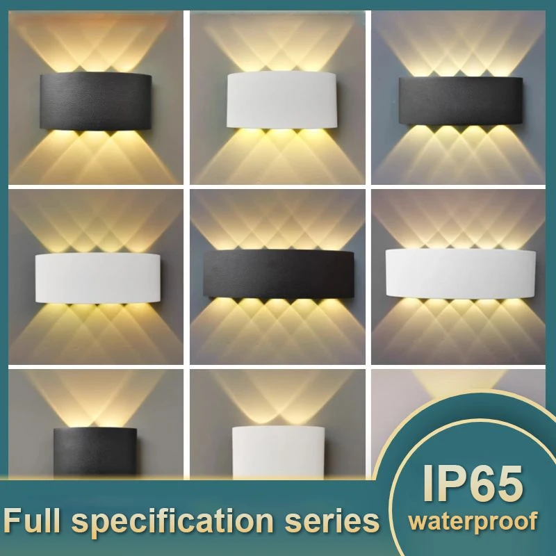 

LED Wall Light IP65 Outdoor Waterproof Lighting For Home Bedroom Garden Aluminum Indoor Fashion Living Room Stairs Light Fixture