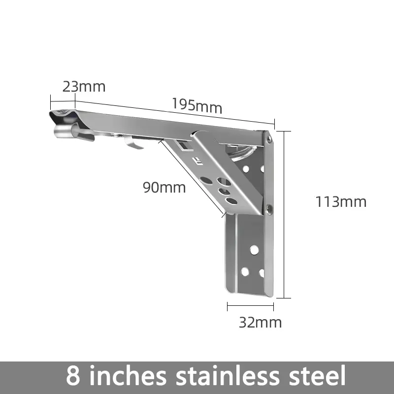 Triangular Folding Heavy Duty Metal Shelf Bracket