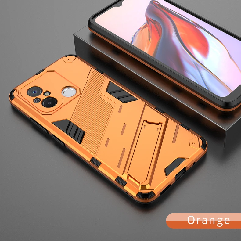 Durable Armor Holder Back Phone Case with Stand Feature