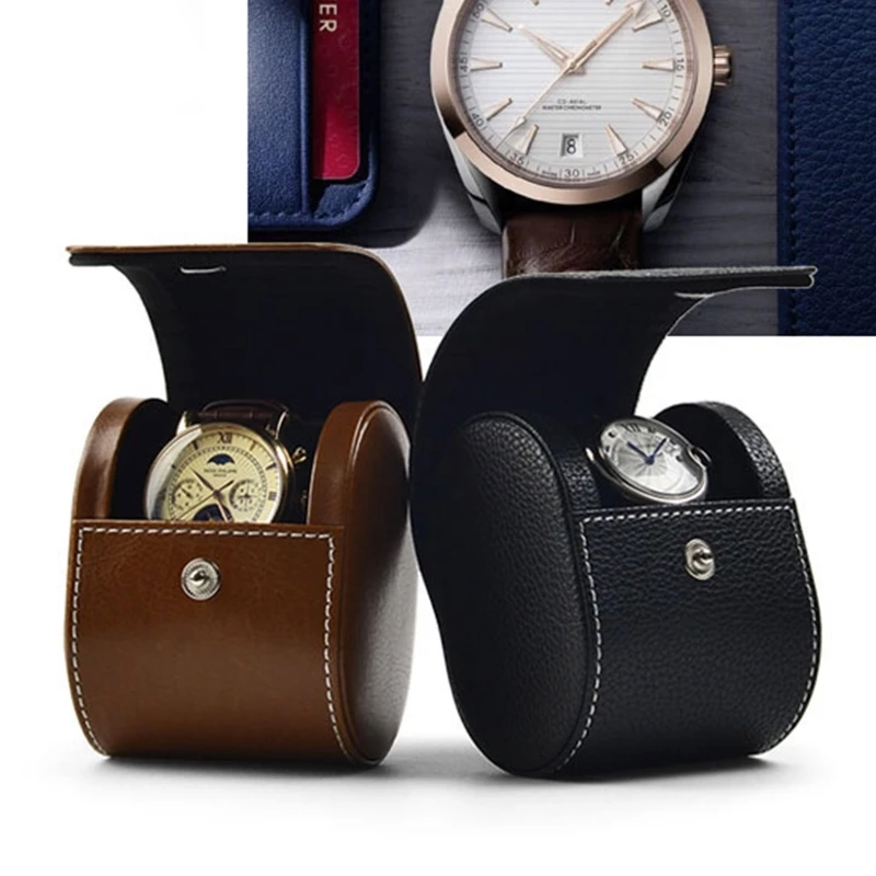 Watch Storage Box 1 Slot Travel Watch Case Waterproof Wristwatch Roll