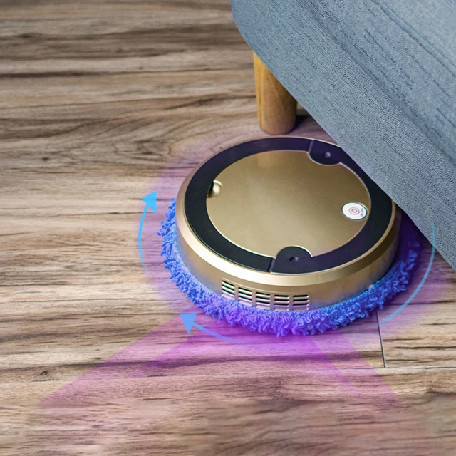 Wet Dry Sweeping Robot Mopping Machine Strong Suction Electric Mop Sweeper Low Noise Robot Vacuum with Spray for Home Cleaning 2