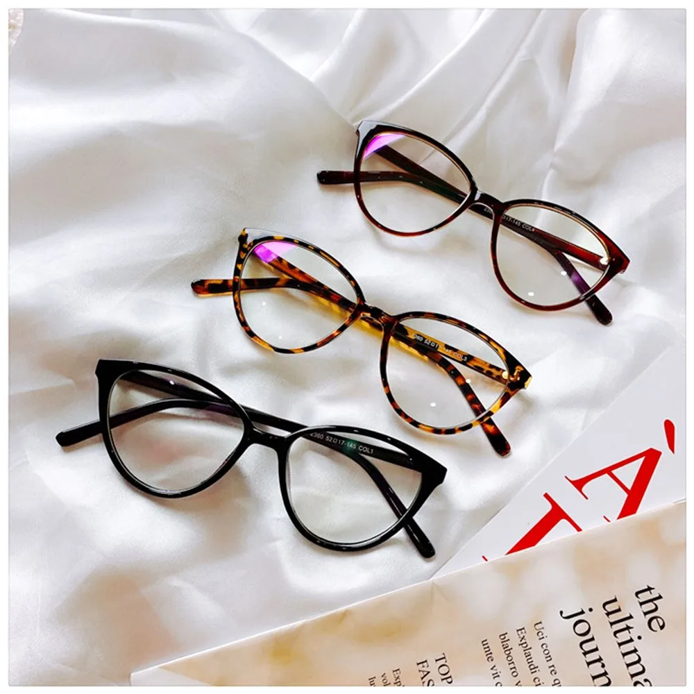 Retro Cat Eye Frame Blue Light Blocking Glasses Lightweight Women Men Fashion Vintage Optical Computer Eyeglass Reading Eyewear