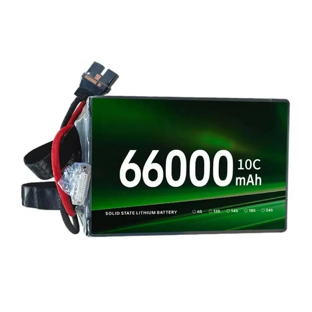 제조업체 고용량 솔리드 스테이트 배터리 23.7V 6S 12S 14S 66000mAh UAV 항공기 화물 드론용