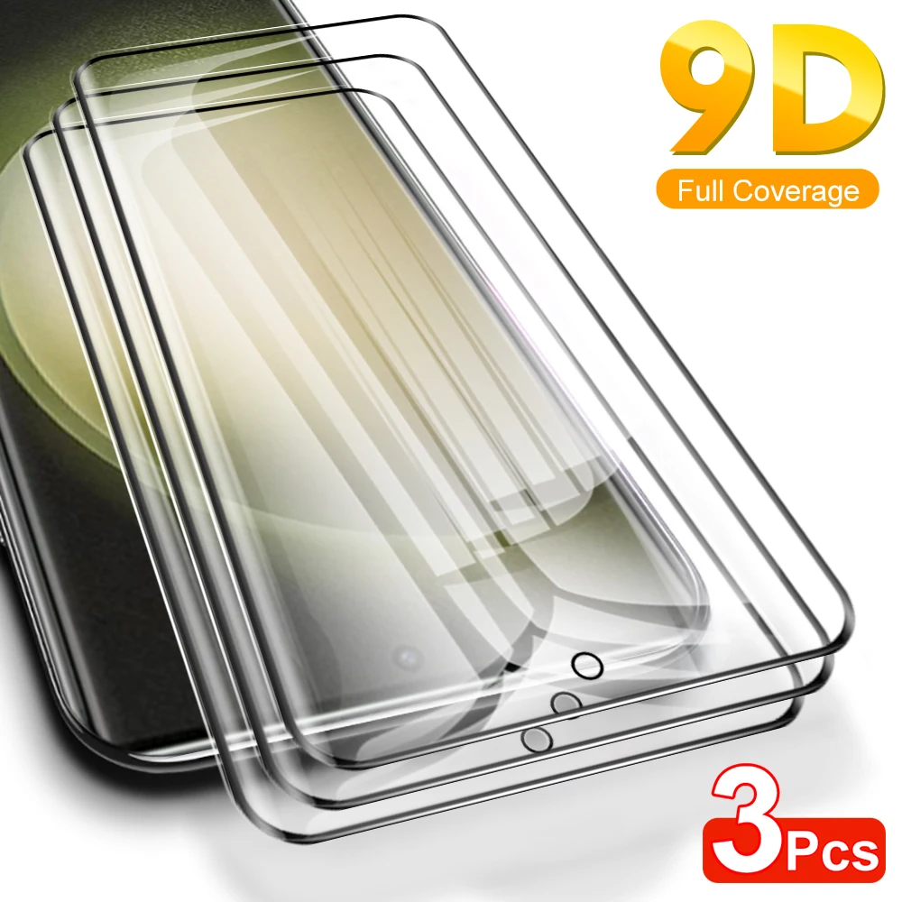 

3Pcs Scratch resistance Tempered Glass For Samsung Galaxy S23 Ultra S20 plus Sansung S10E S10 20D Curved Edge screen protector