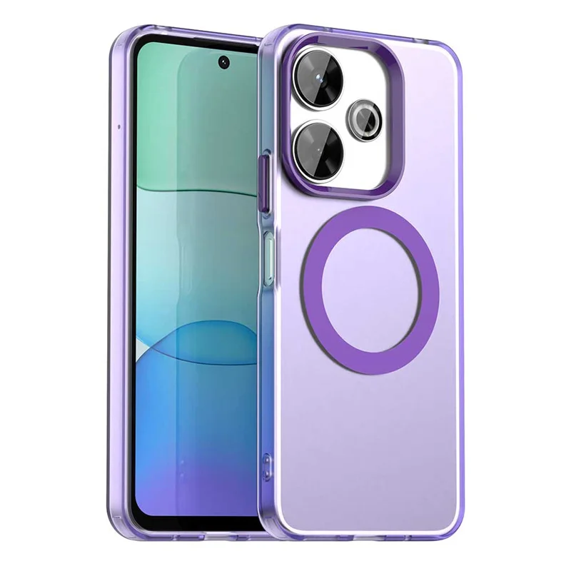 Magnetic Luxury Translucent Armor Shockproof Case with MagSafe Wireless Charging Compatibility