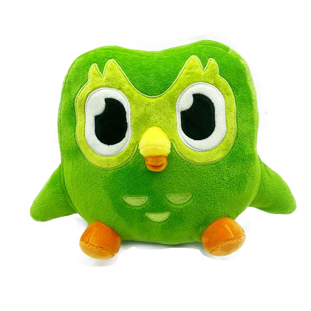 

Lovely Green Duo Plushie of Duo The Owl Cartoon Anime Plush Toy Soft Stuffed Animal Plushie Dolls Children Birthday Gift