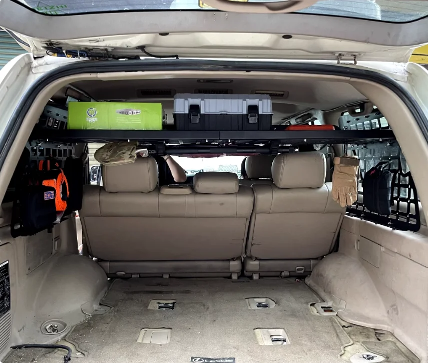 J100 Rear Panel For Toyota Land Cruiser J100 / Lexus LX470 1999-2007 Modular Storage ...