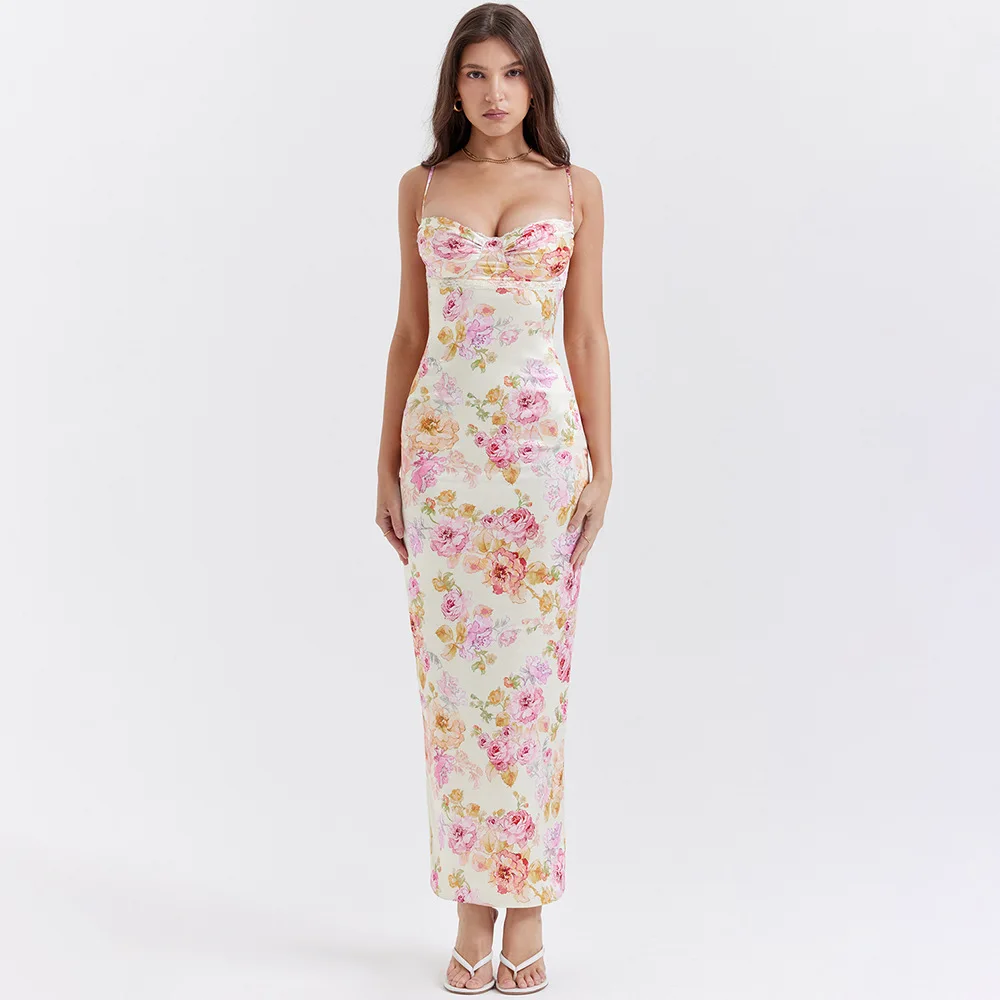 Suninheart Casual Sleeveless Maxi Dress Detail