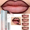 Waterproof Lip Liner Peel Off Tattoo Lipgloss Waterproof Long Lasting Matte Lip Tint Brown Contour Tear-off Lips Stain Cosmetic 1