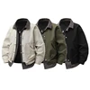Plus Size 8XL Autumn Men's Casual Jackets Fake 2 Pcs 2025 Spring New Zipper Big Pockets Windbreaker Windproof Loose Coat Male 3