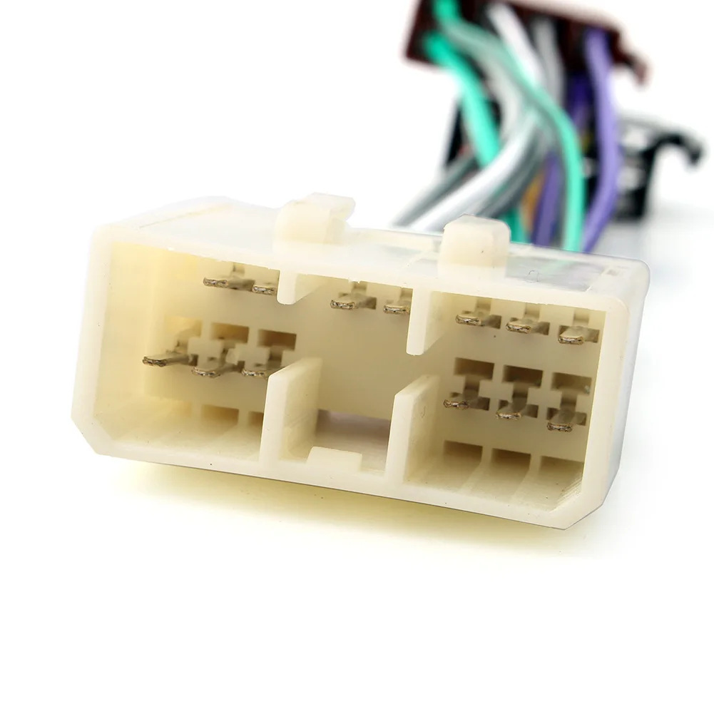 Car ISO WIRING HARNESS stereo radio plug lead wire loom connector adaptor For Toyota Camry Corolla RAV4 Hilux Yaris Land Cruiser