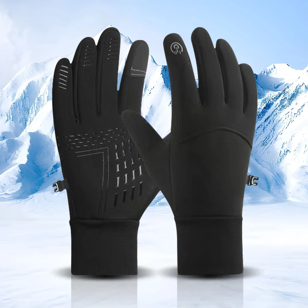 Men Women USB Heated Gloves Electric Winter Gloves Thermal Touch Screen Ski for Outdoor Cycling Skiing Hiking