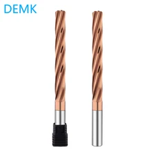 

Reamer for tungsten carbide machine 1.0mm-20mm H7 accuracy Straight flute spiral flute coated reamer CNC hardness reaming tool